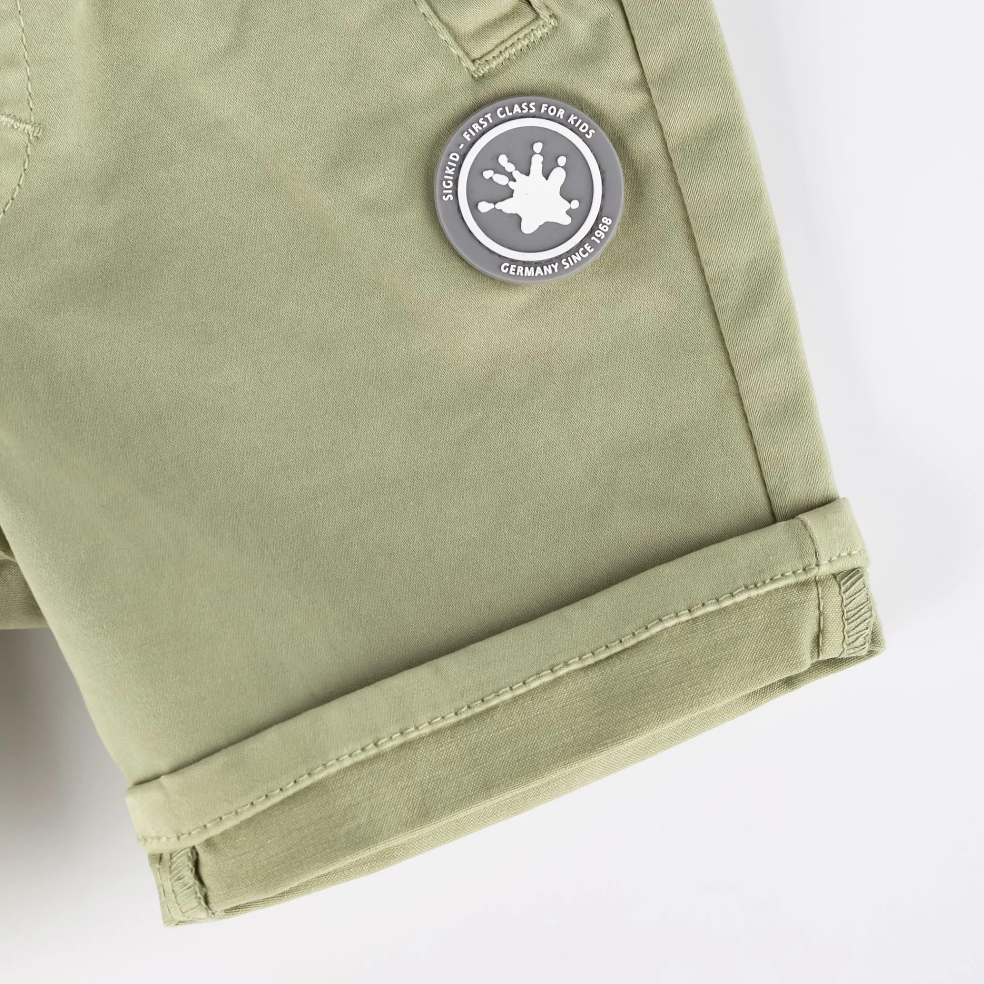 Sigikid Kollektion Happy Crocodile|Baby Gabardine Bermuda, Grun