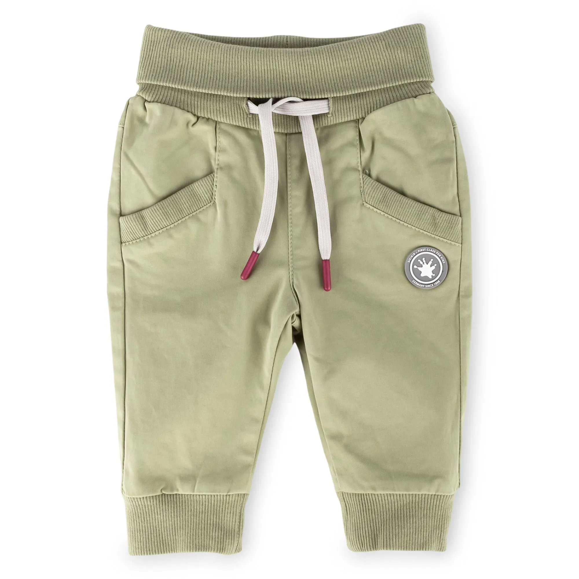 Sigikid Kollektion Happy Crocodile|Baby Gabardine Hose, Grun