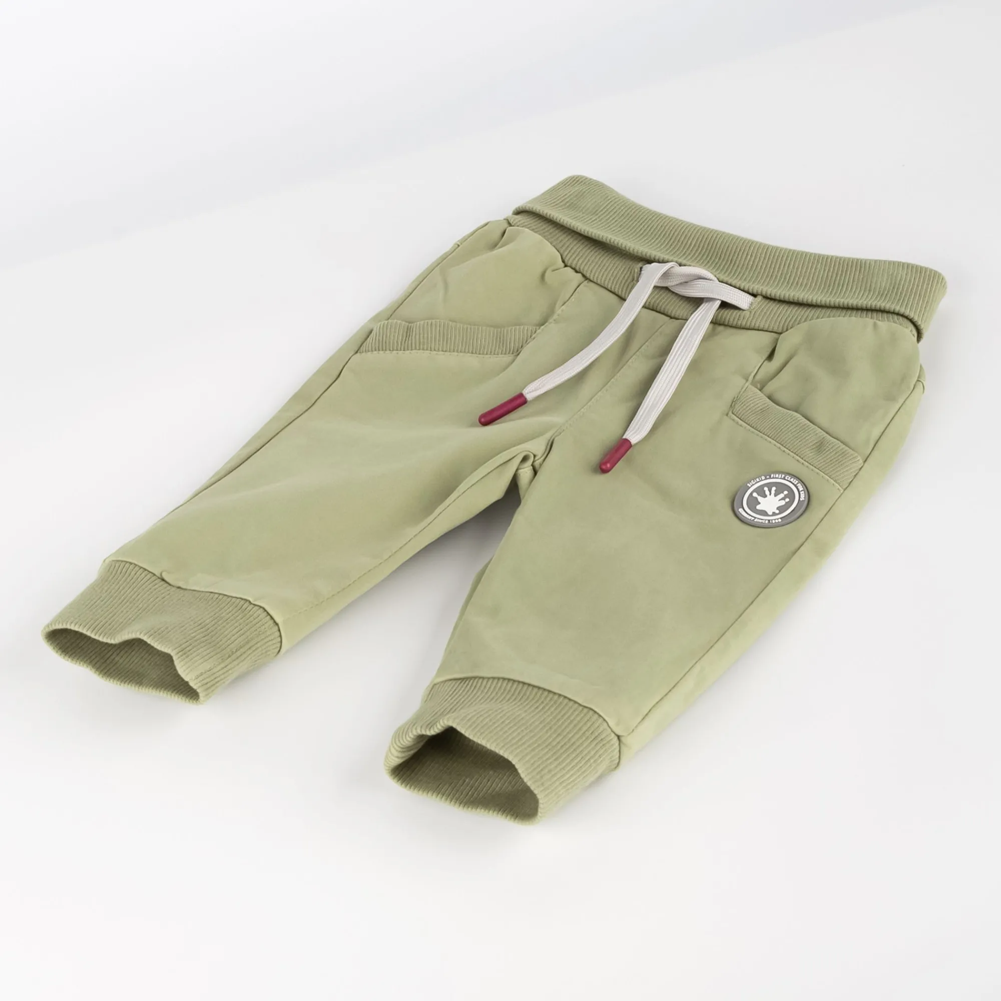 Sigikid Kollektion Happy Crocodile|Baby Gabardine Hose, Grun