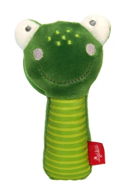 Sigikid Babyspielzeug|Baby Greifling Frosch Mit Spiegel, Red Stars