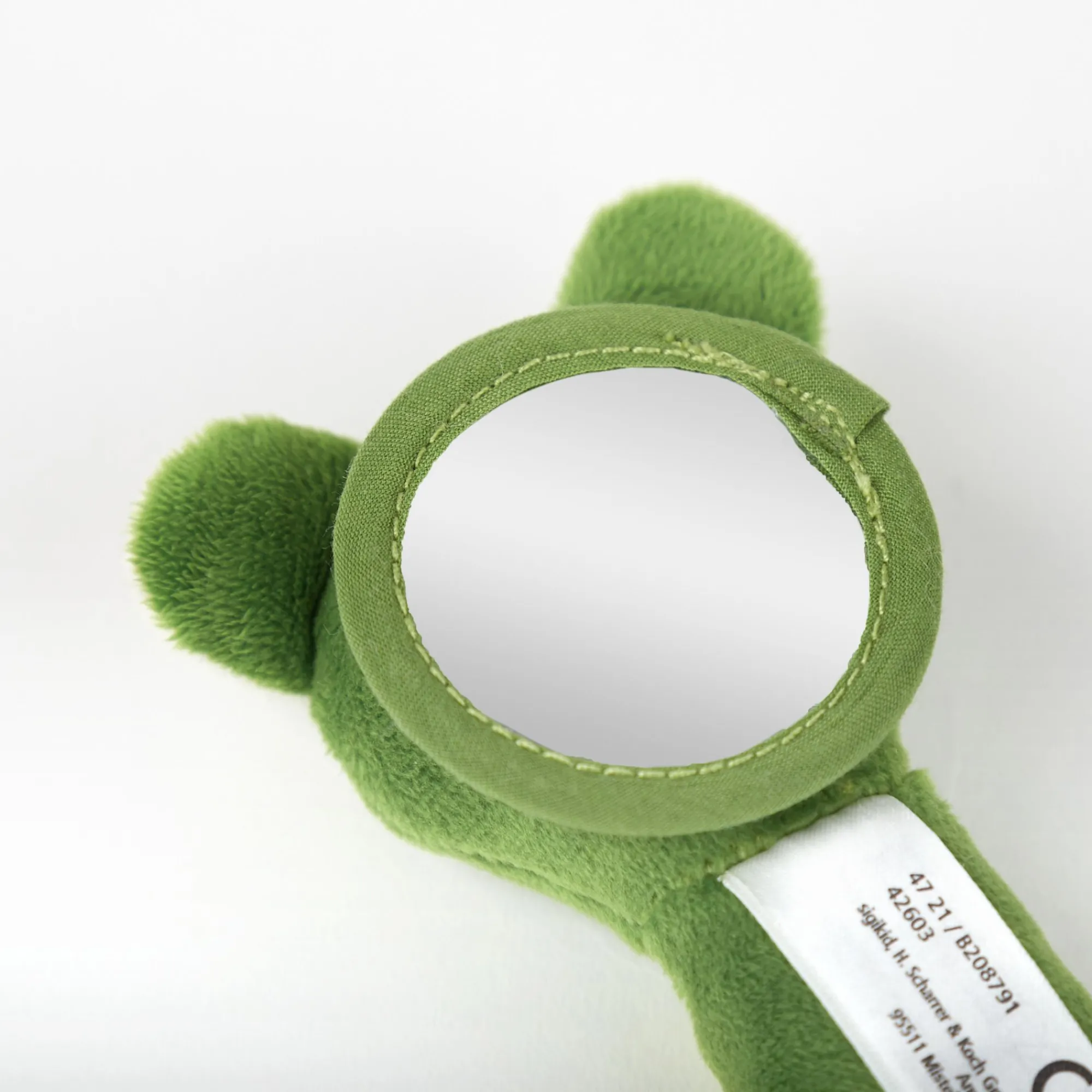 Sigikid Babyspielzeug|Baby Greifling Frosch Mit Spiegel, Red Stars