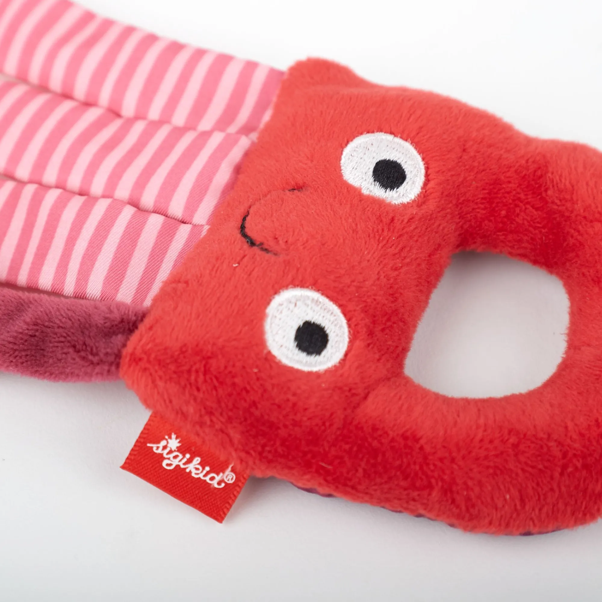 Sigikid Babyspielzeug|Baby Greifling Oktopus, Redstars