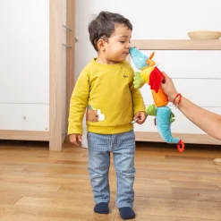 Sigikid Lange Hosen|Baby Jeans Fein Weis Gestreift