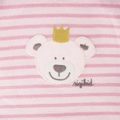 Sigikid Kollektion Newborn|Baby Langarm Ringelshirt Kronchen Bar, Rosa