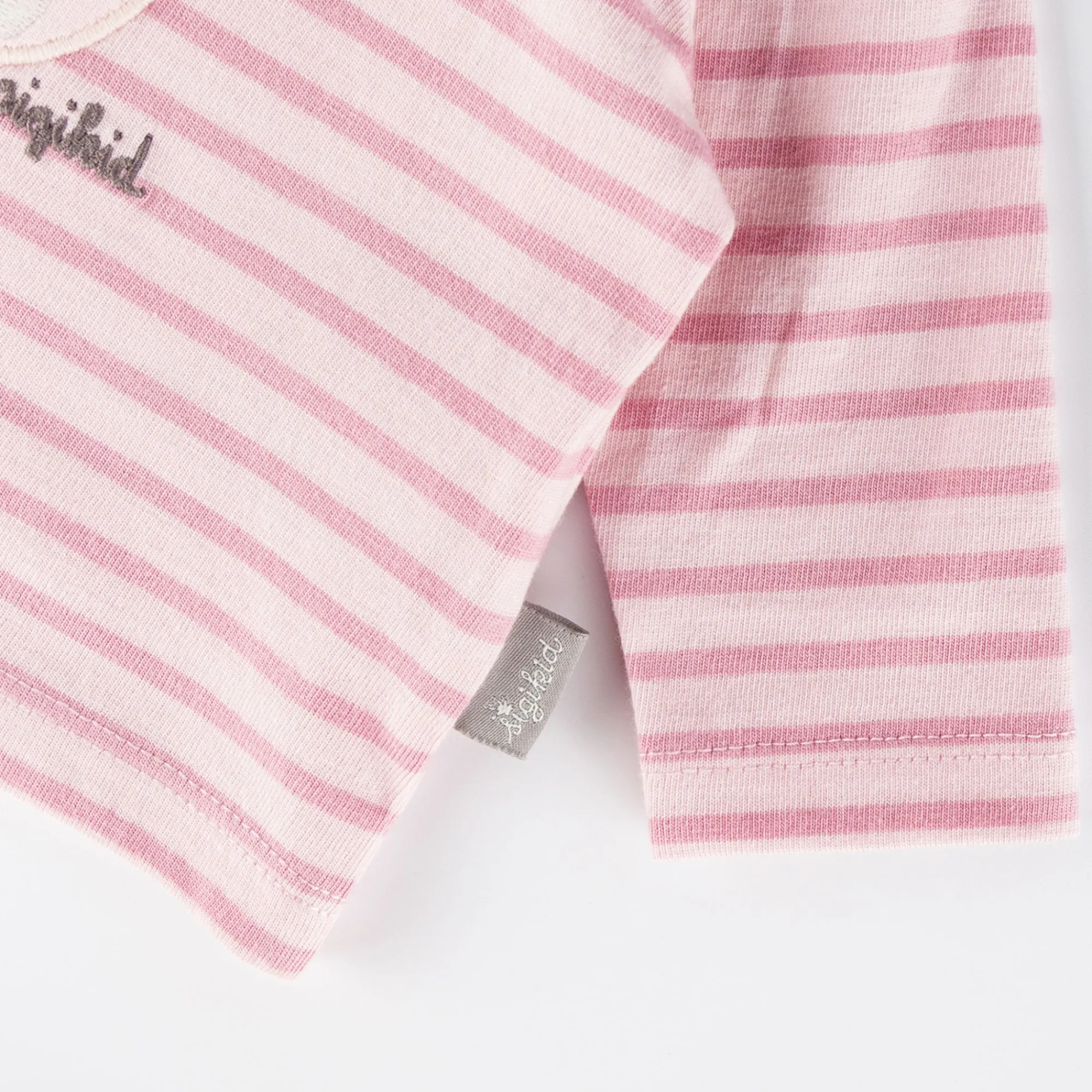 Sigikid Kollektion Newborn|Baby Langarm Ringelshirt Kronchen Bar, Rosa