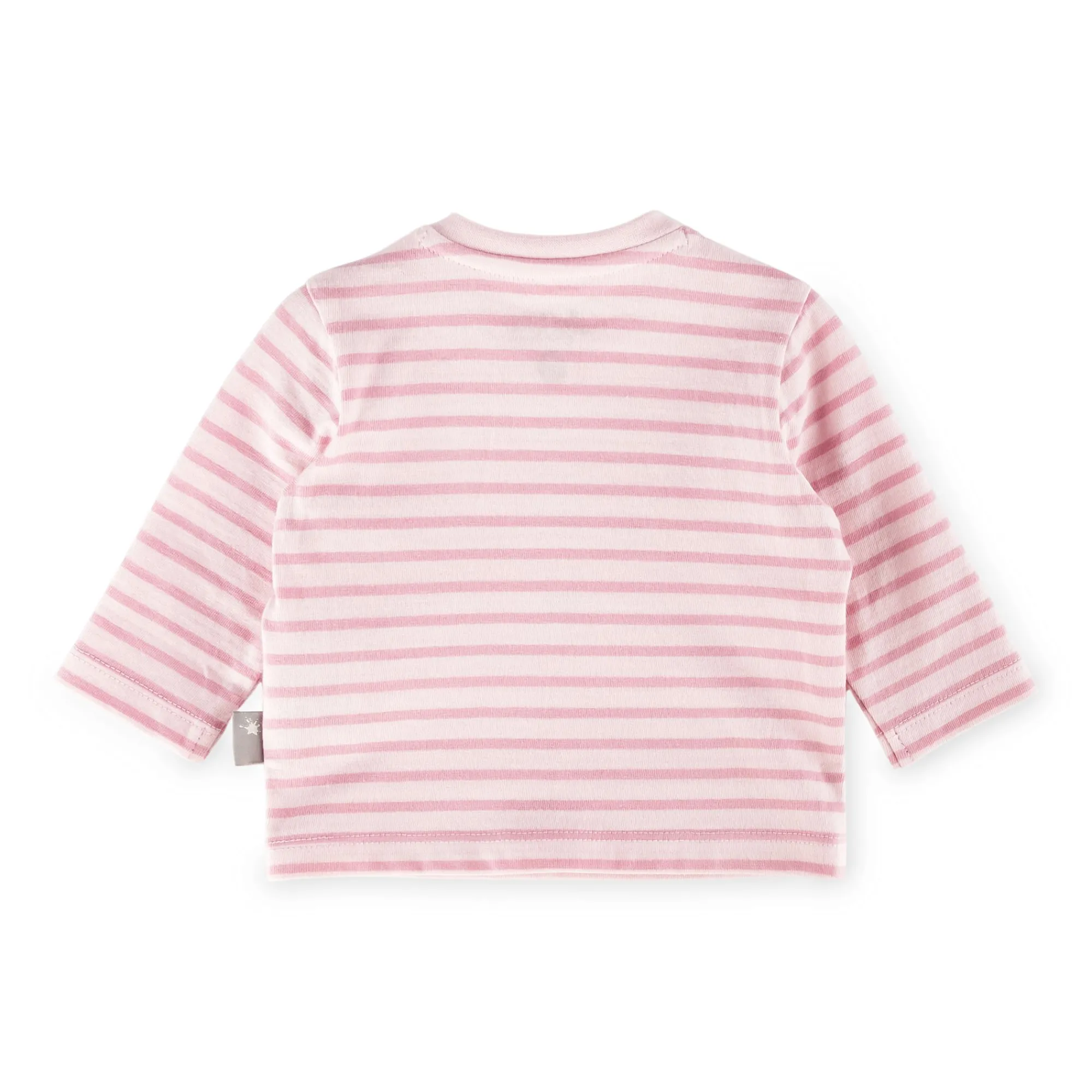 Sigikid Kollektion Newborn|Baby Langarm Ringelshirt Kronchen Bar, Rosa