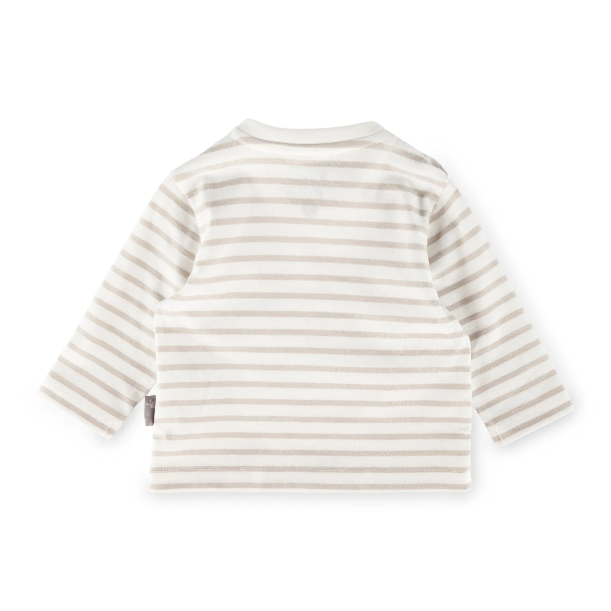 Sigikid Kollektion Newborn|Baby Langarm Ringelshirt Kronchen Bar, Beige