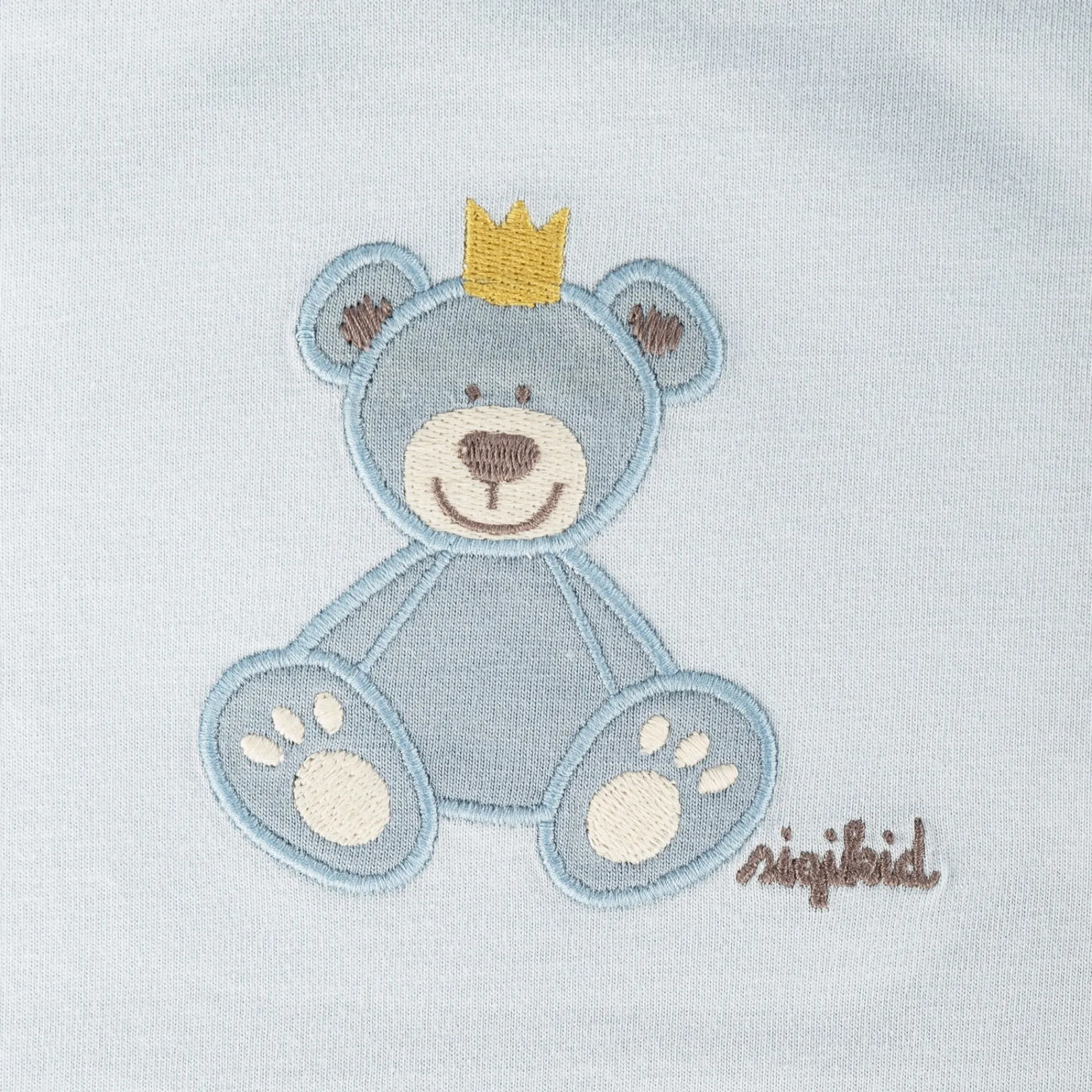 Sigikid Kollektion Newborn|Baby Langarmshirt Kronchen Bar, Blau