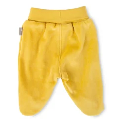 Sigikid Lange Hosen|Baby Nickihose Mit Fuschen, Dunkelgelb