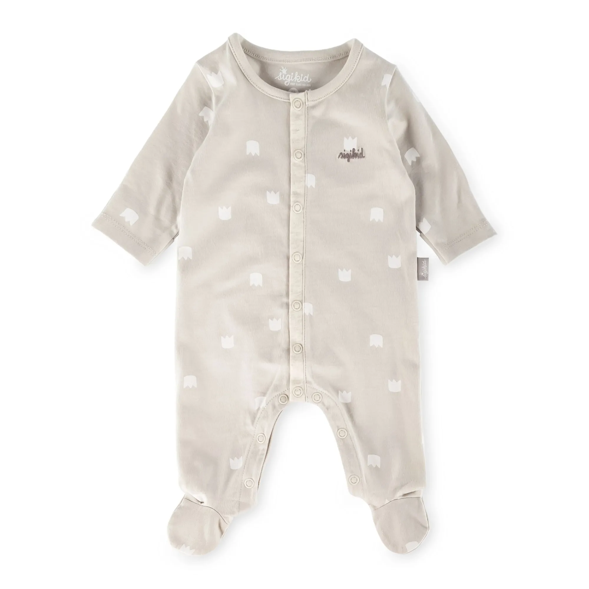 Sigikid Kollektion Newborn|Baby Overall Kronchen Bar, Beige