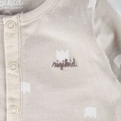 Sigikid Kollektion Newborn|Baby Overall Kronchen Bar, Beige