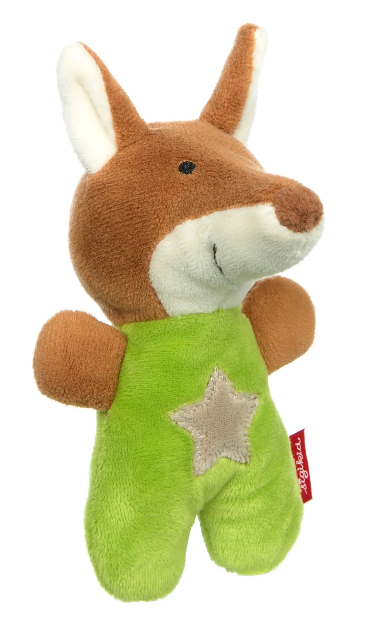 Sigikid Babyspielzeug|Baby Rassel Fuchs Red Stars