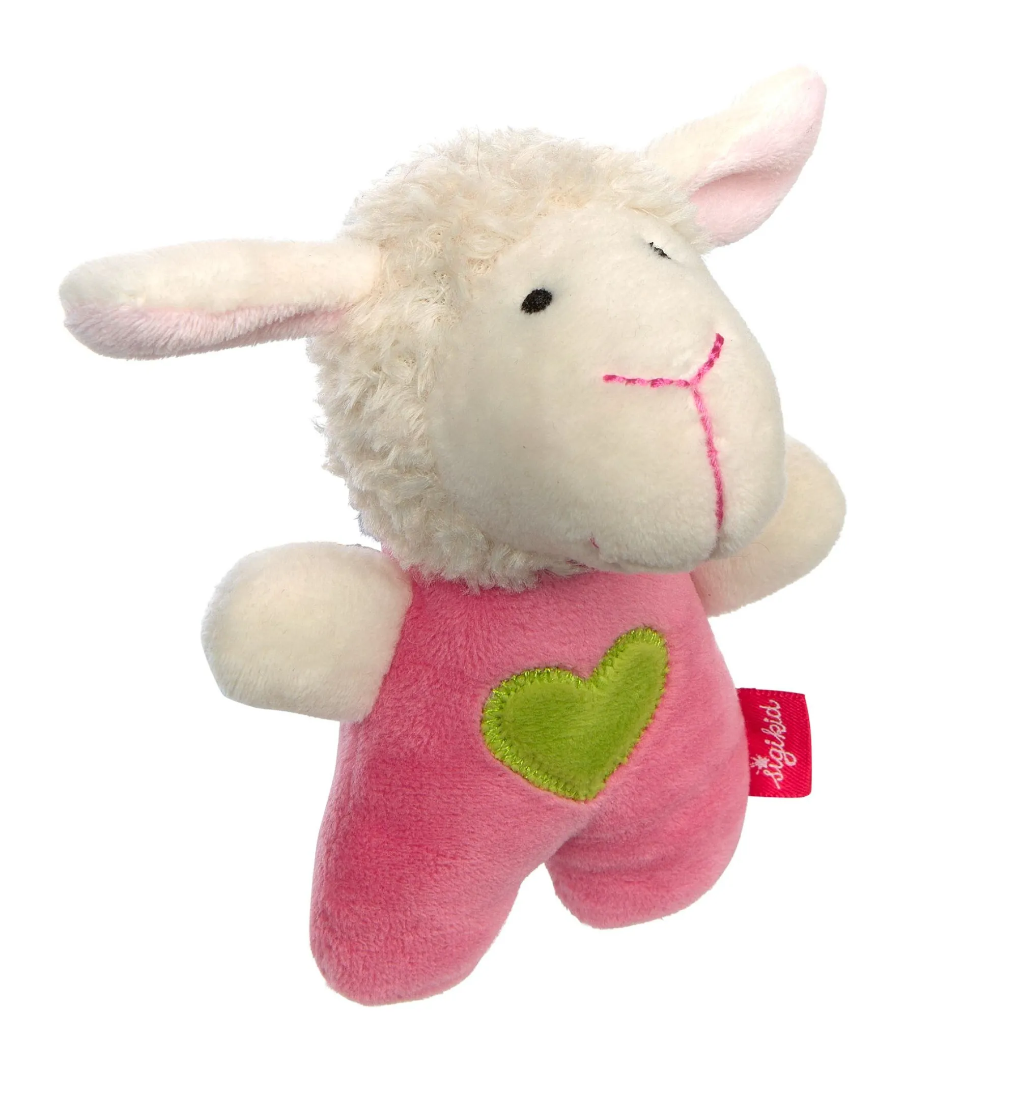 Sigikid Babyspielzeug|Baby Rassel Schaf Red Stars