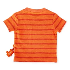 Sigikid Kollektion Wild Adventure|Baby Ringel T-Shirt Mit Tiger Motiv, Orange-Rot