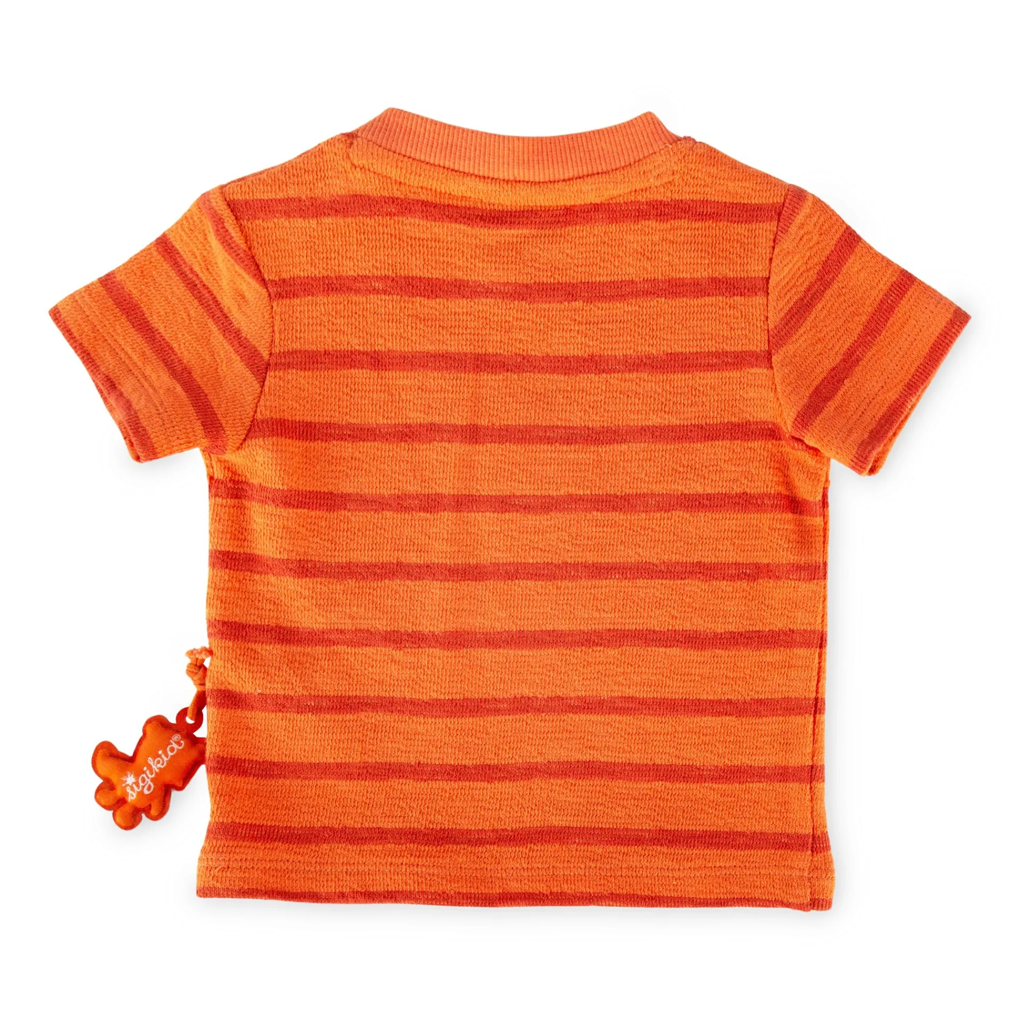 Sigikid Kollektion Wild Adventure|Baby Ringel T-Shirt Mit Tiger Motiv, Orange-Rot