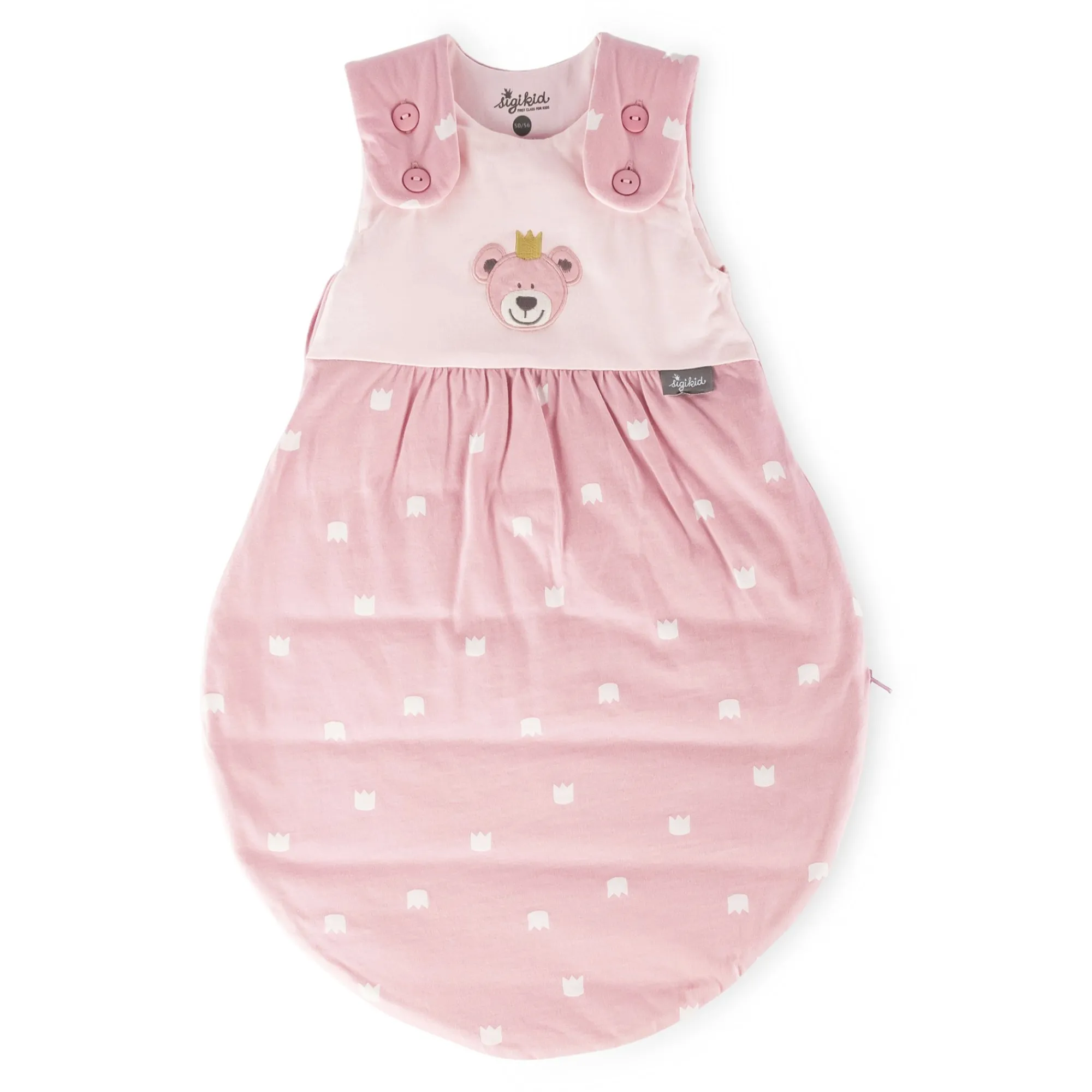 Sigikid Kollektion Newborn|Baby Schlafsack Kronchen Bar, Rosa