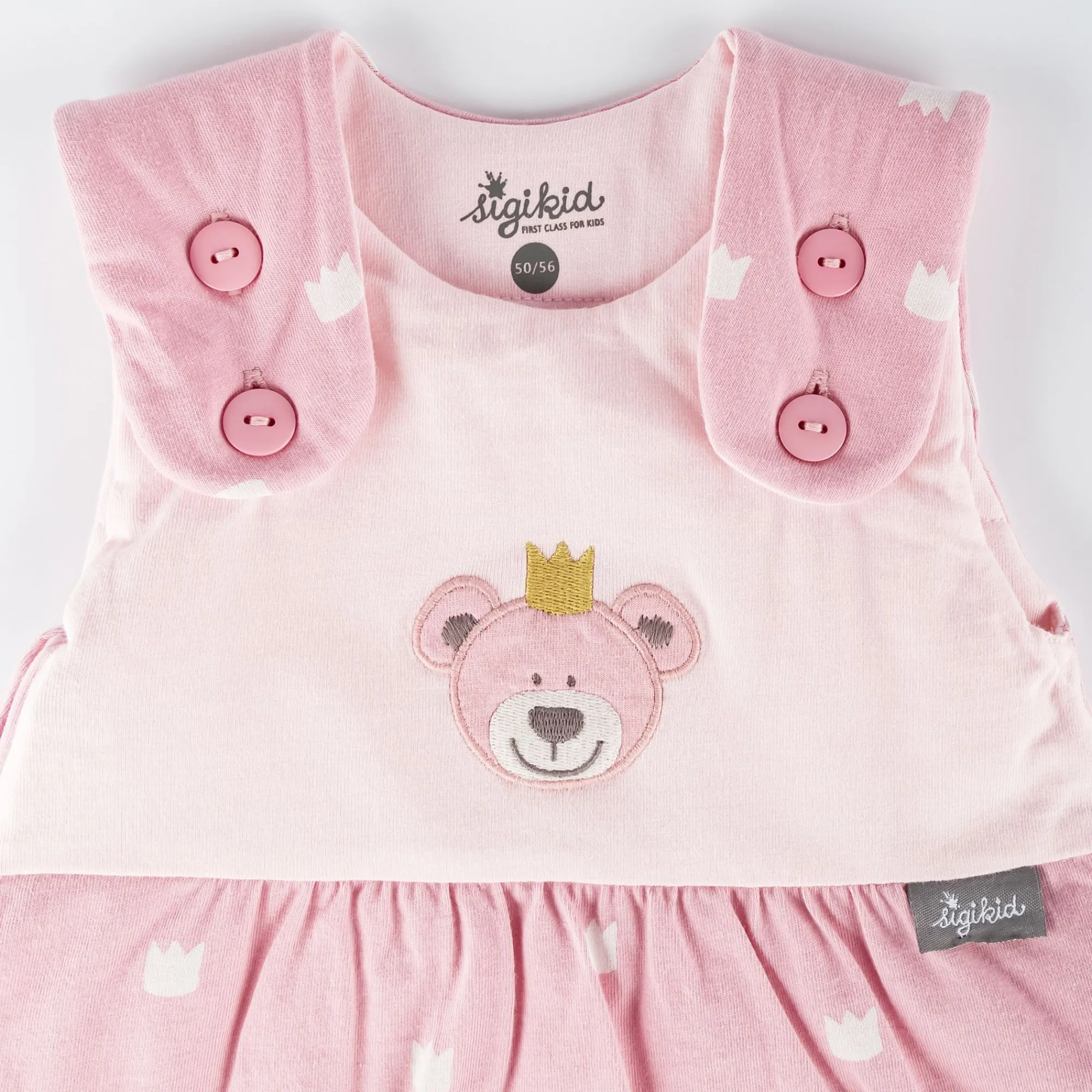 Sigikid Kollektion Newborn|Baby Schlafsack Kronchen Bar, Rosa