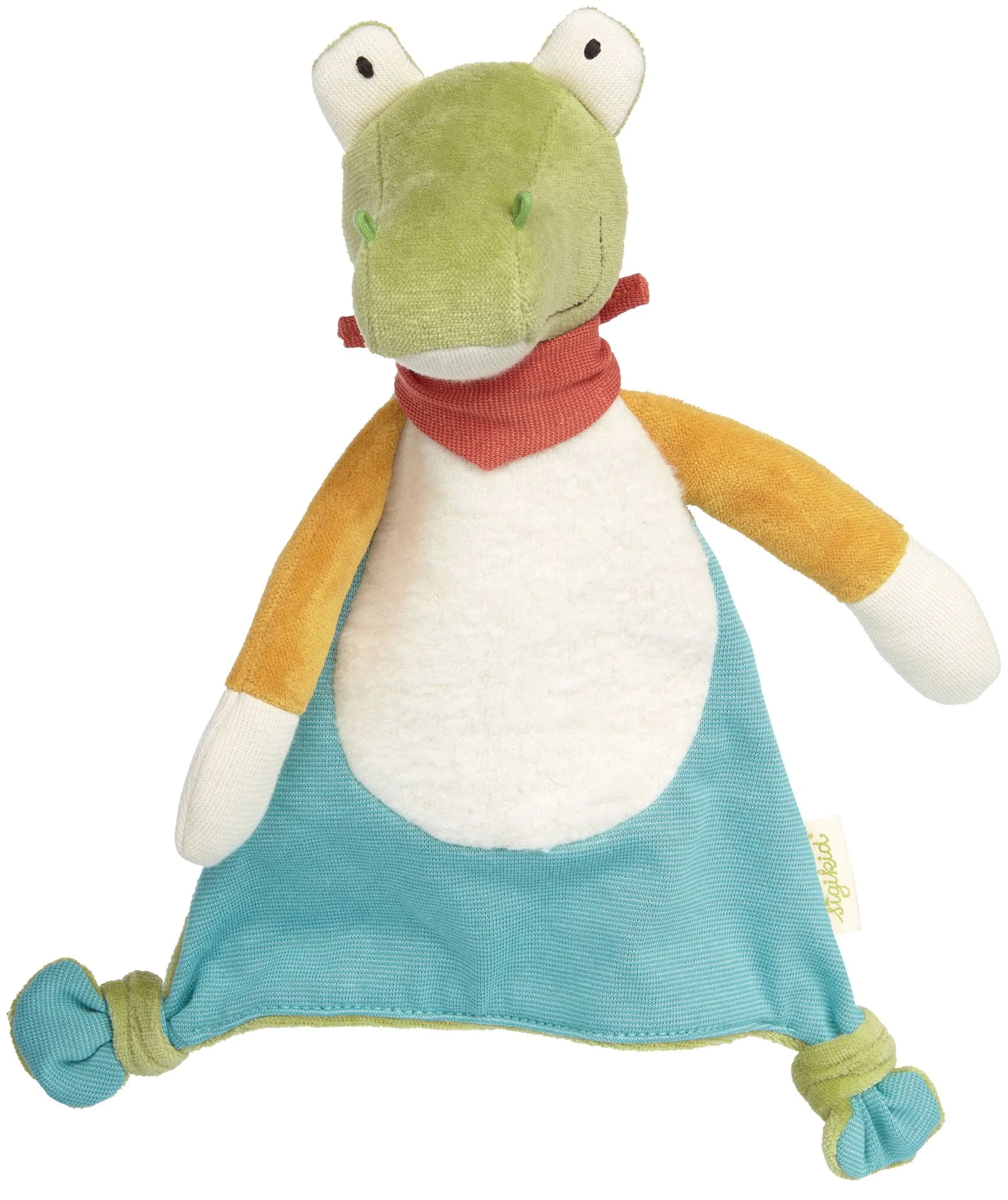 Sigikid Schnuffeltucher|Baby Schnuffeltuch Krokodil, Green Collection