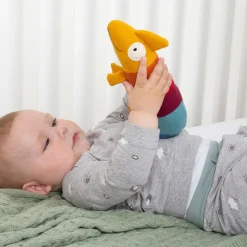 Sigikid Babyspielzeug|Baby Strick Greifling Chamaleon