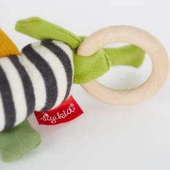 Sigikid Babyspielzeug|Baby Strick Greifling Krokodil