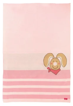Sigikid Decken & Kissen|Baby Strickdecke Hase, Dubbiduu