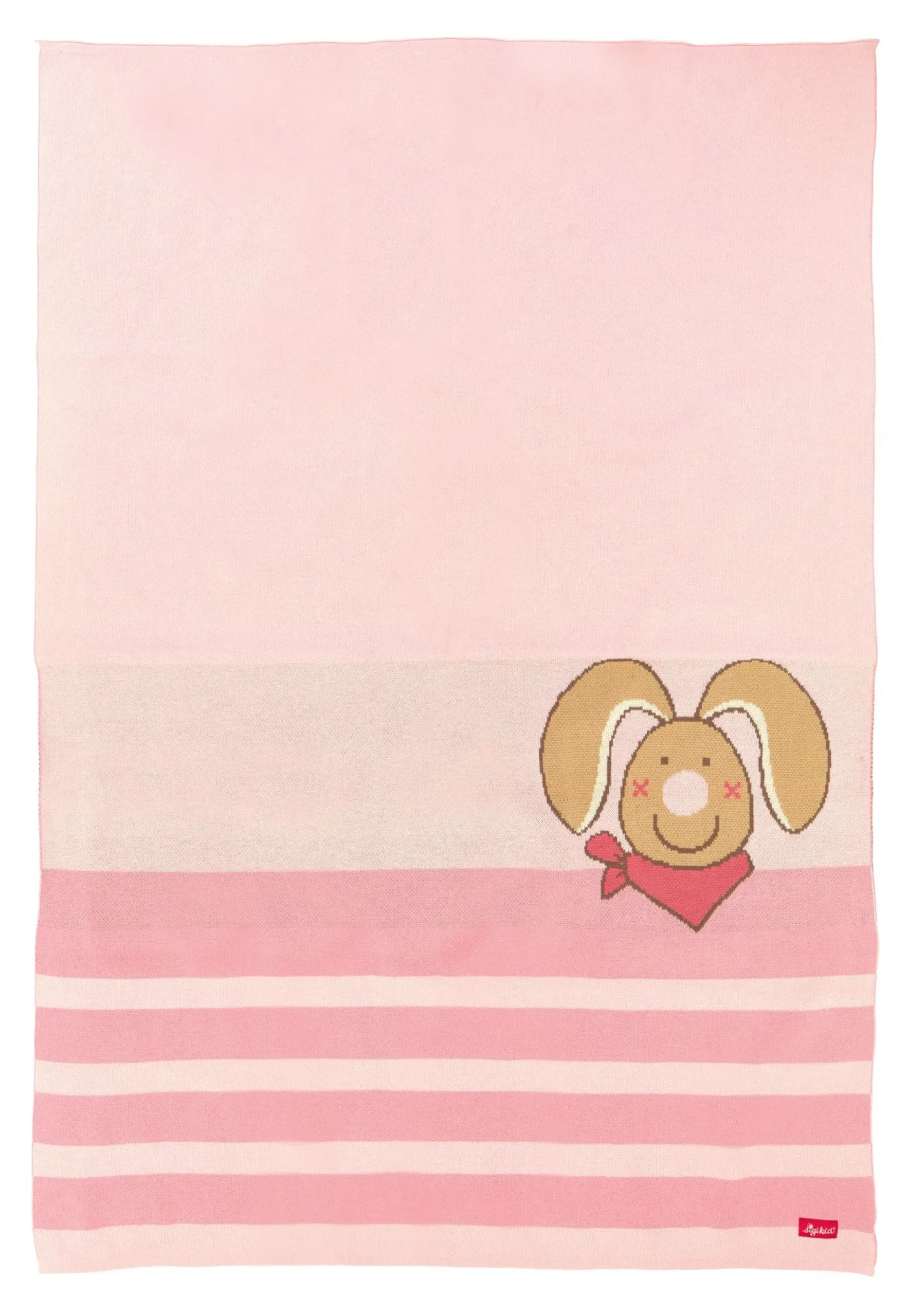 Sigikid Decken & Kissen|Baby Strickdecke Hase, Dubbiduu