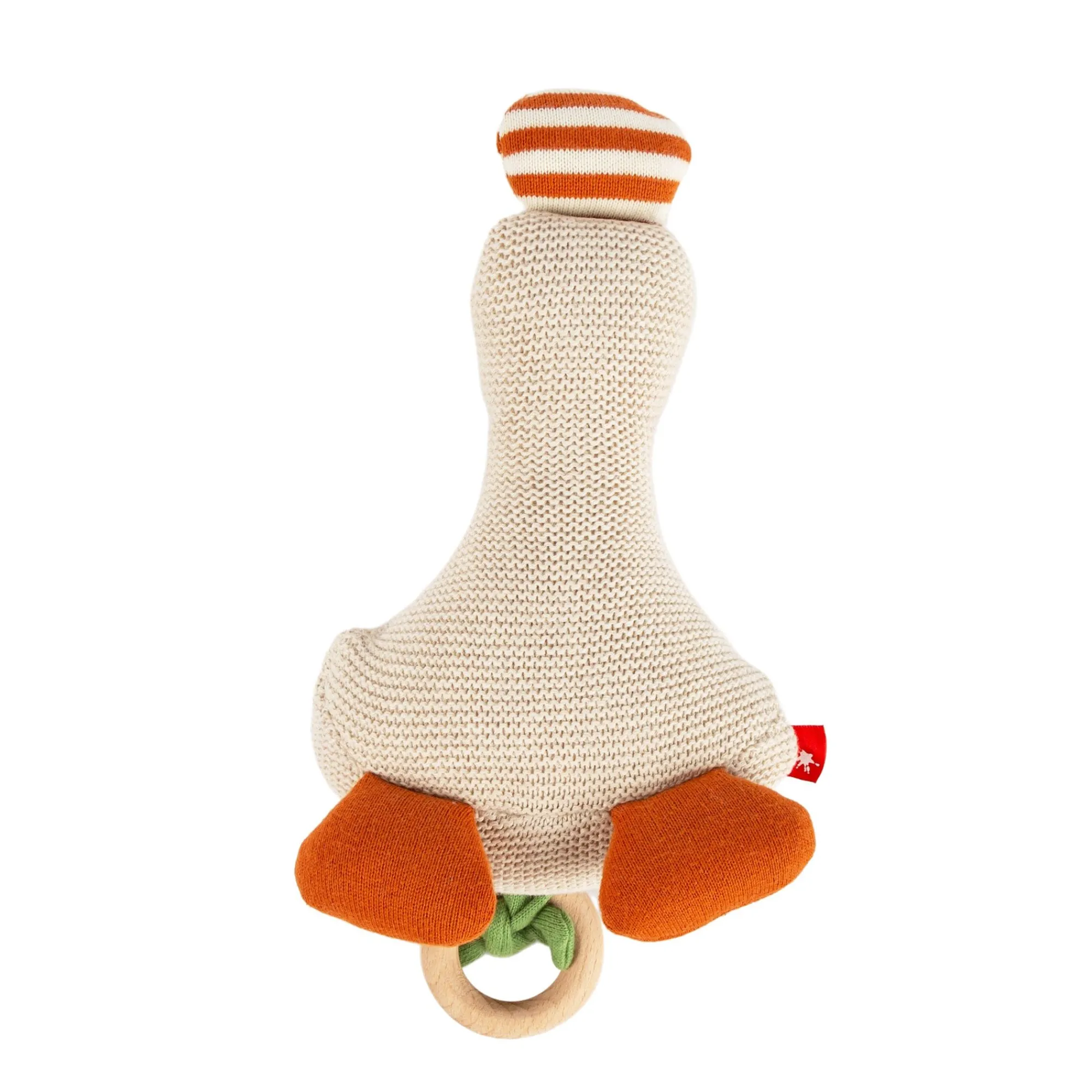 Sigikid Babyspielzeug|Baby Strick-Greifling Gans