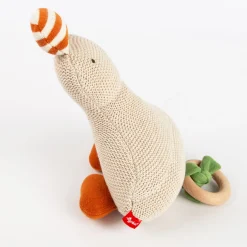 Sigikid Babyspielzeug|Baby Strick-Greifling Gans