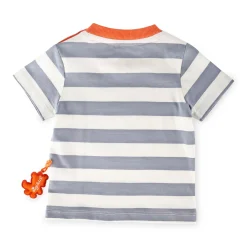 Sigikid Kollektion Wild Adventure|Baby T-Shirt Mit Tiger Motiv, Weis-Grau