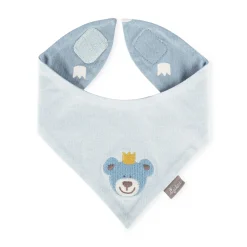 Sigikid Kollektion Newborn|Baby Wendehalstuch Kronchen Bar, Blau