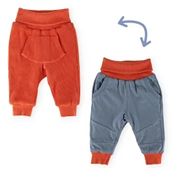 Sigikid Kollektion Wild Adventure|Baby Wendehose Wild Adventure, Blau Und Orangerot