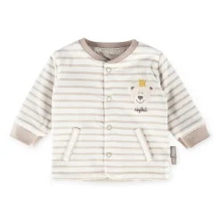 Sigikid Kollektion Newborn|Baby Wendejacke Kronchen Bar, Beige