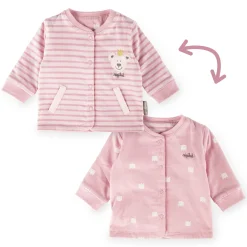 Sigikid Kollektion Newborn|Baby Wendejacke Kronchen Bar, Rosa