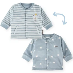 Sigikid Kollektion Newborn|Baby Wendejacke Kronchen Bar, Blau