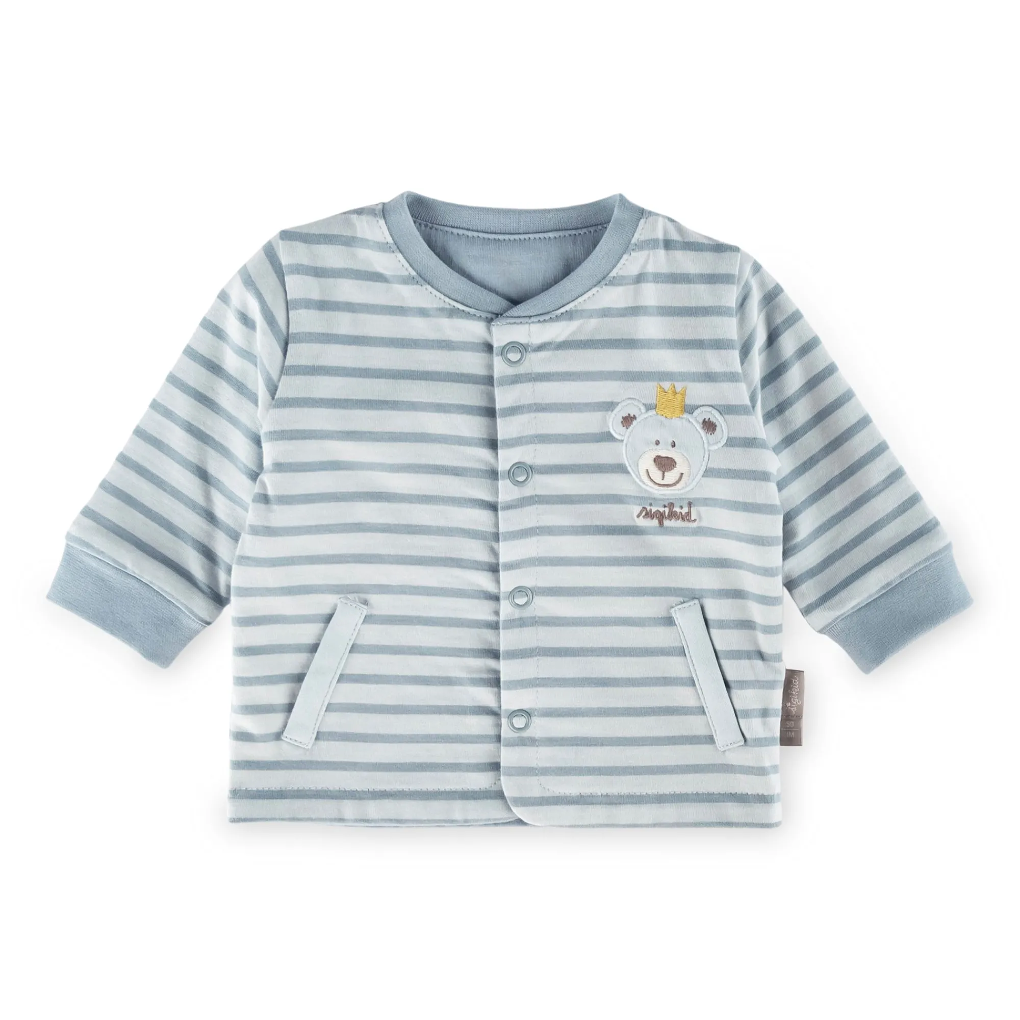 Sigikid Kollektion Newborn|Baby Wendejacke Kronchen Bar, Blau