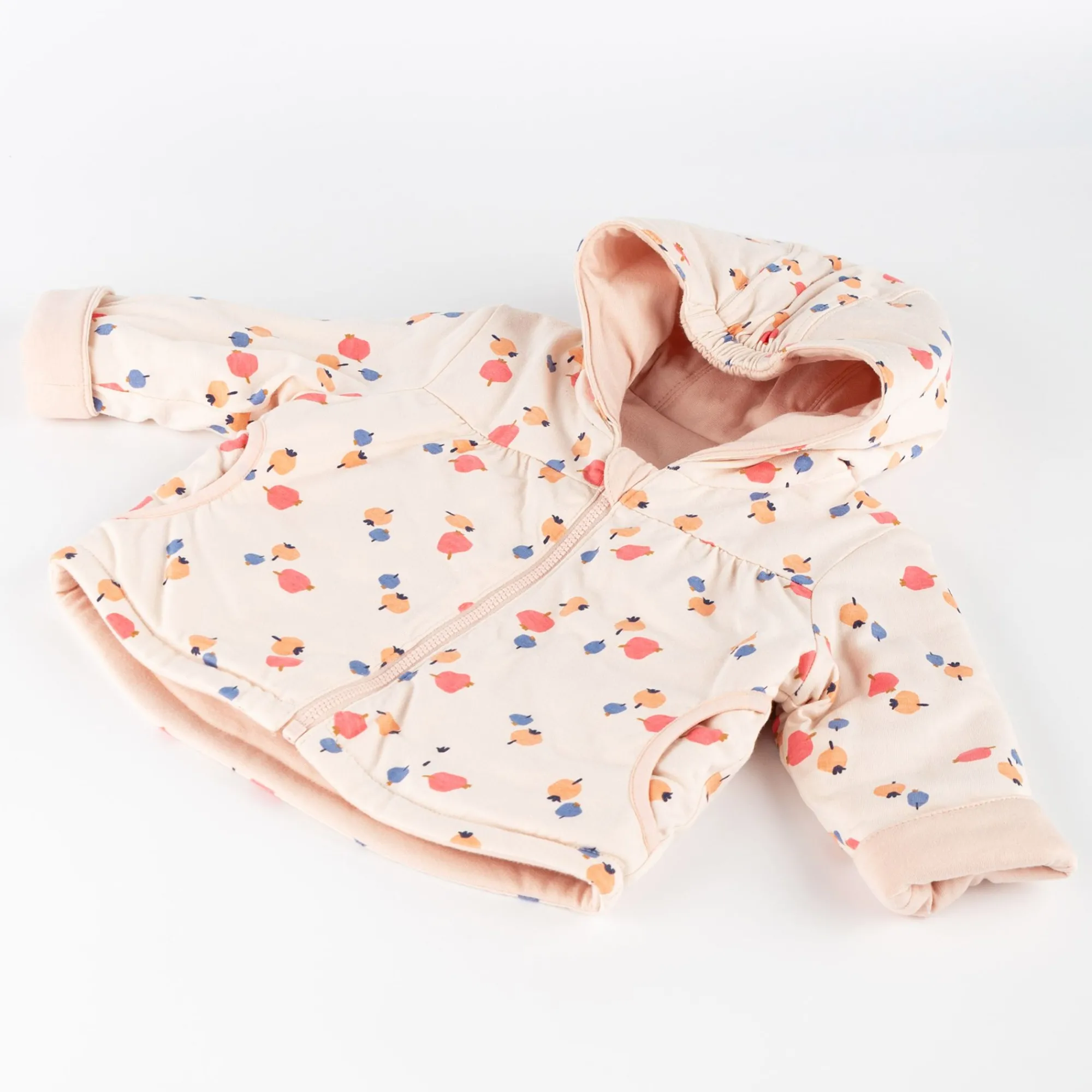 Sigikid Kollektion Funny Horse|Baby Wendejacke Wattiert, Rosa Oder Beeren Print