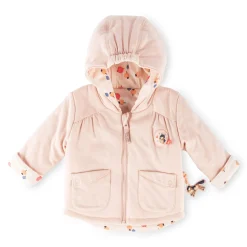 Sigikid Kollektion Funny Horse|Baby Wendejacke Wattiert, Rosa Oder Beeren Print