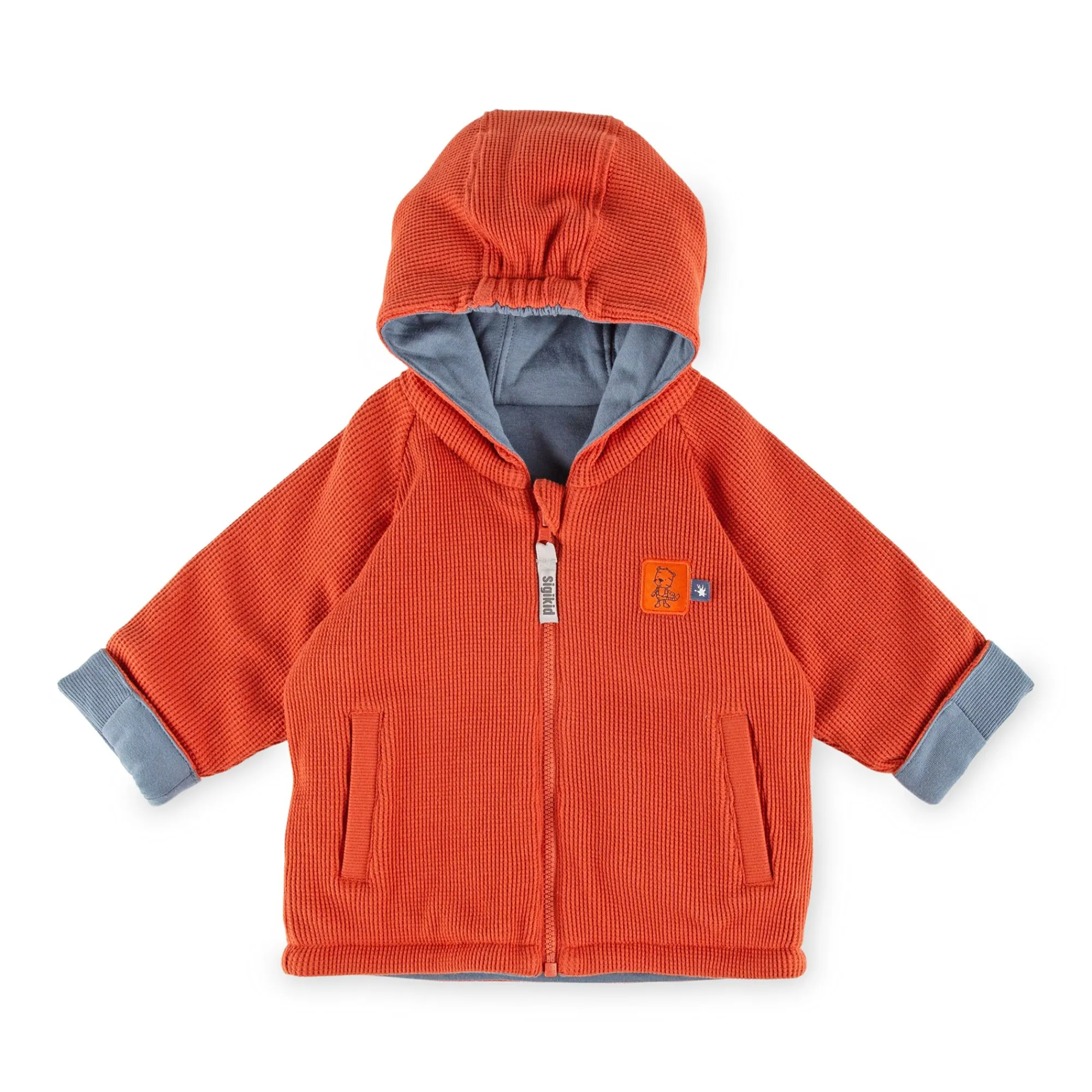 Sigikid Kollektion Wild Adventure|Baby Wendejacke Wild Adventure, Orangerot Und Blau