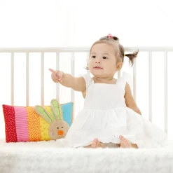 Sigikid Decken & Kissen|Babykissen Hase Rainbow Rabbit