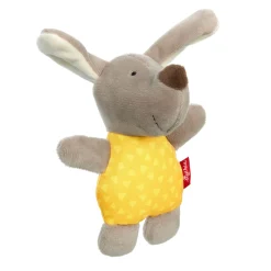 Sigikid Babyspielzeug|Babyrassel Hund, Red Stars