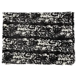 Sigikid Finde Dein Beast|Beasts Kuscheldecke Plusch, Schwarz/Weis