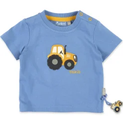 Sigikid Kollektion Gelber Traktor|Blaues Baby T-Shirt Gelber Traktor