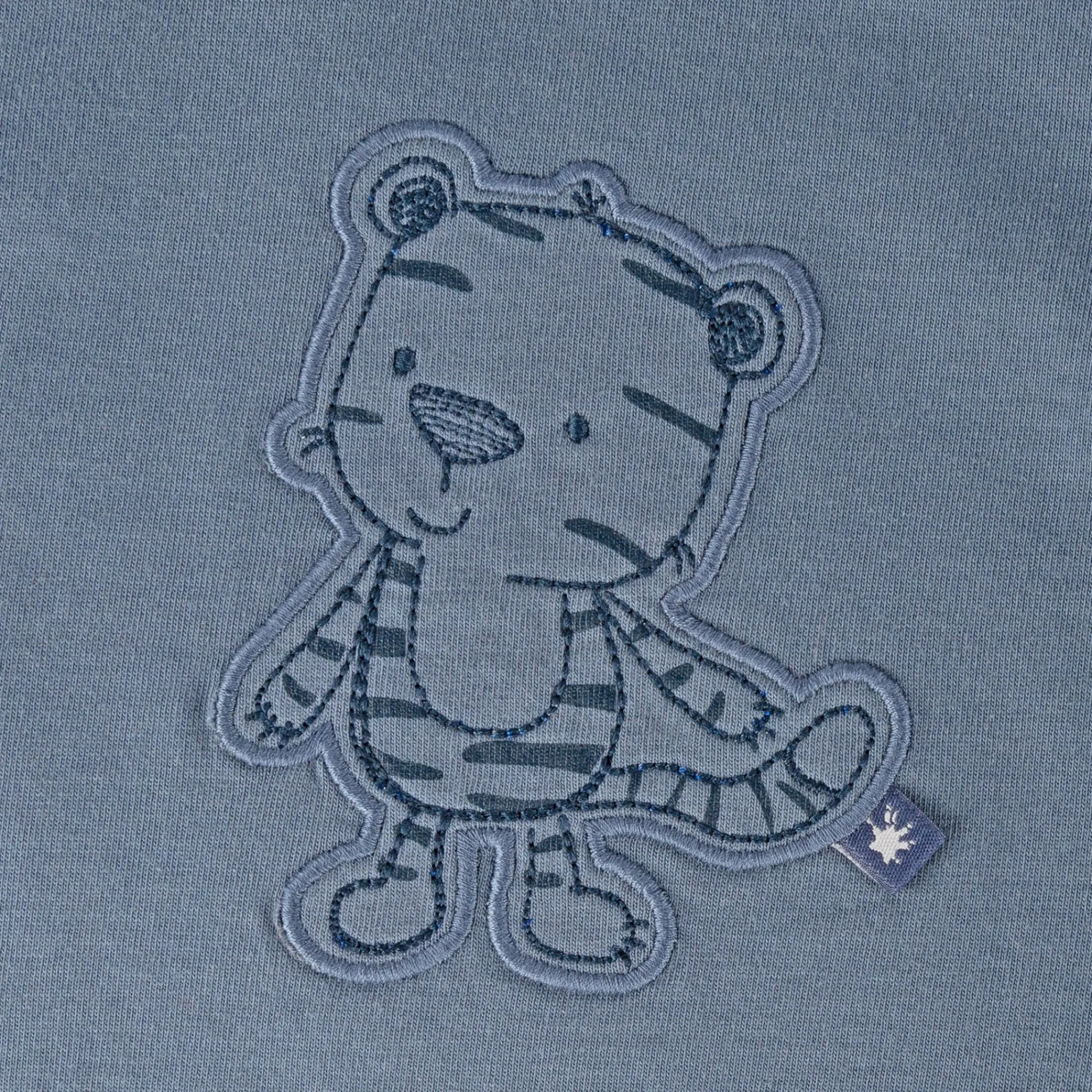 Sigikid Kollektion Wild Adventure|Blaues Baby T-Shirt Mit Tiger Motiv, Blau