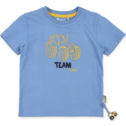 Sigikid Kollektion Gelber Traktor|Blaues Kinder T-Shirt Mit Stickmotiv Traktor