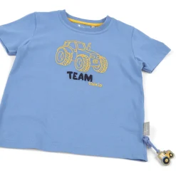 Sigikid Kollektion Gelber Traktor|Blaues Kinder T-Shirt Mit Stickmotiv Traktor
