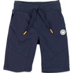 Sigikid Kollektion Gelber Traktor|Dunkelblaue Kinder Gabardine Bermuda