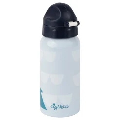 Sigikid Trinkflaschen|Edelstahl Kinder Trinkflasche Wal, 400Ml