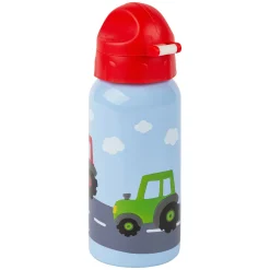 Sigikid Trinkflaschen|Edelstahl Kinder Trinkflasche Traktor, 400Ml