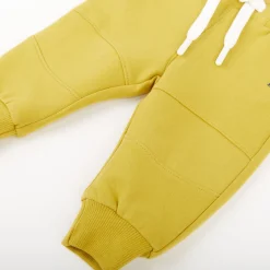 Sigikid Aktion Hosen|Gelbe Baby Sweathose Mit Beinbundchen