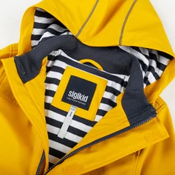 Sigikid Regenkleidung|Gelbe Regenjacke, Mit Baumwolle Gefuttert